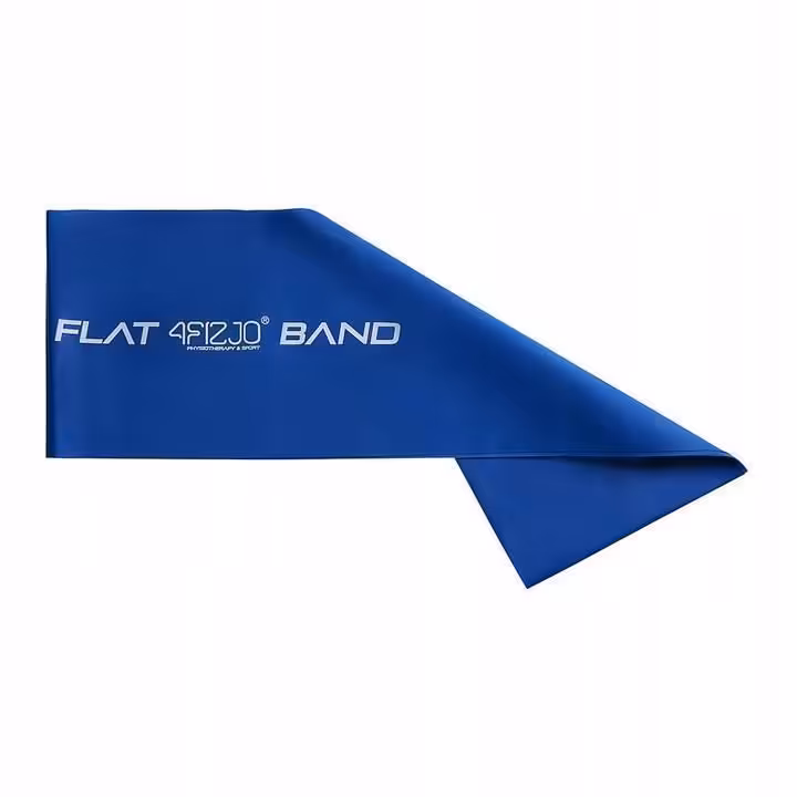 Taśma rehabilitacyjna Flat Band Niebieska