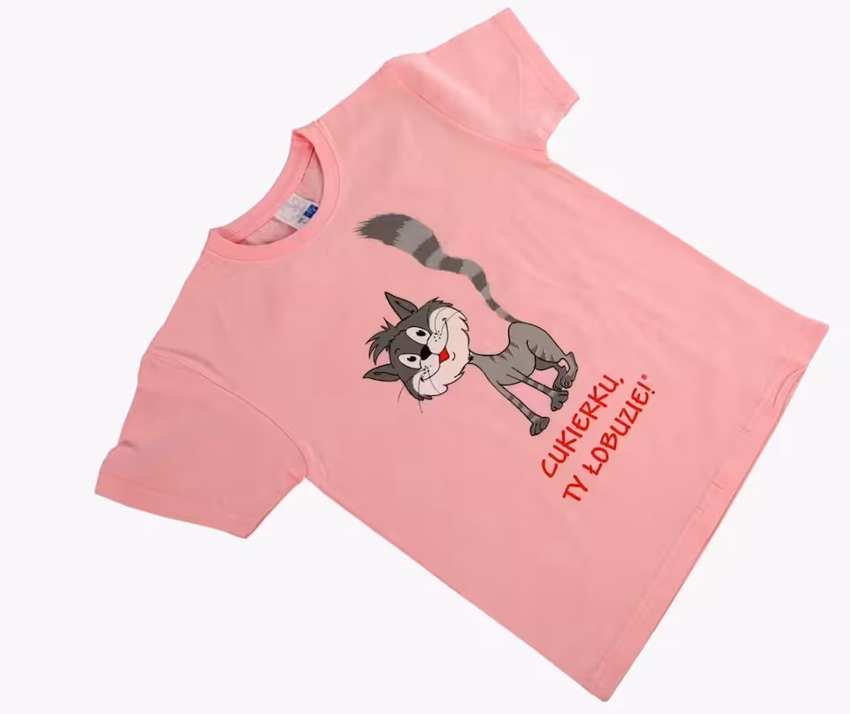 Koszulka Cukierku Ty łobuzie! (9-11 lat) różowa