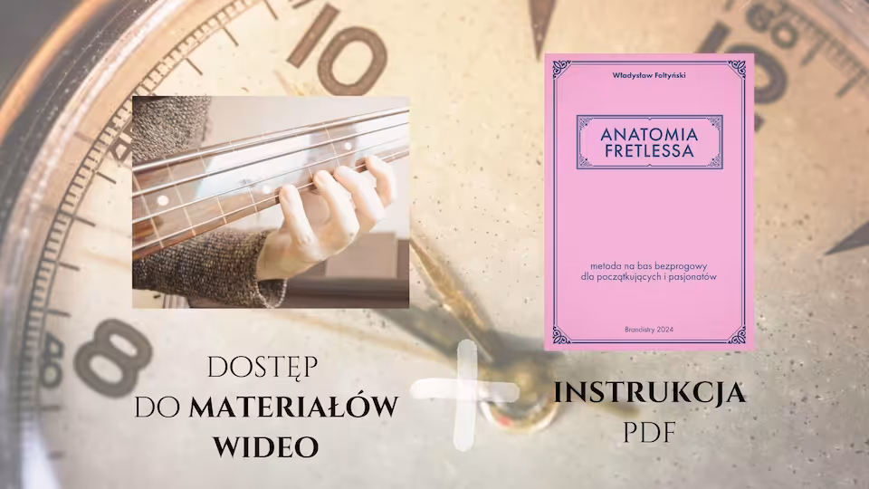 Kurs "Anatomia Fretlessa" wideo + instrukcja PDF