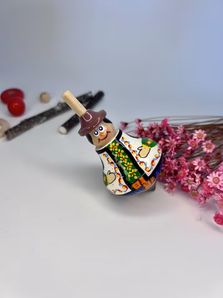 Drewniany bączek