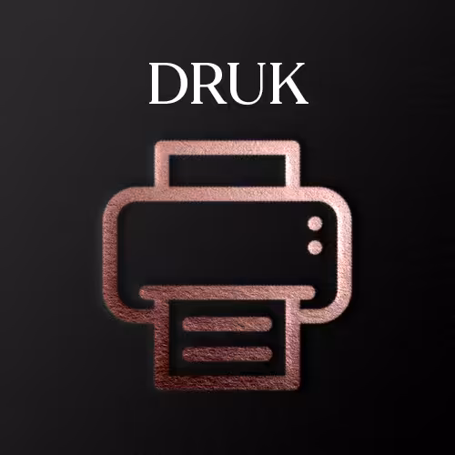 Druk rose-gold 100 szt. A4
