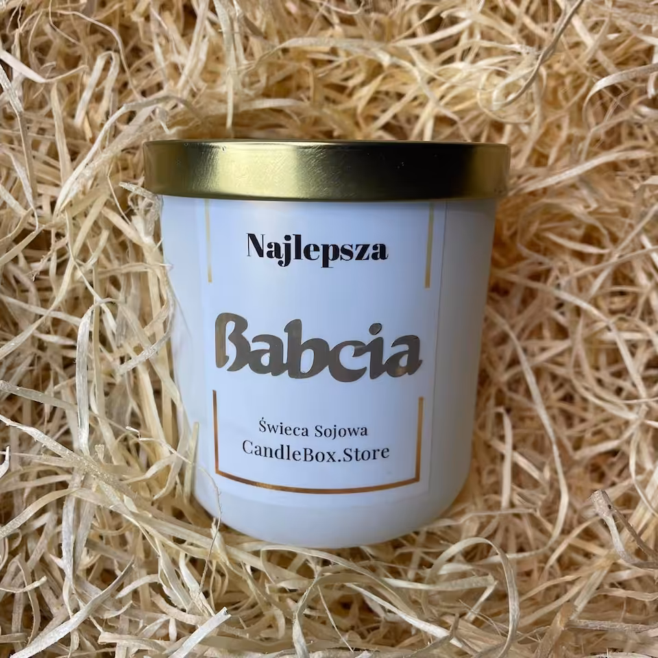 Dzień Babci / Dzień Dziadka / Świeca Sojowa - kolor i zapach do wyboru/ 280 ml