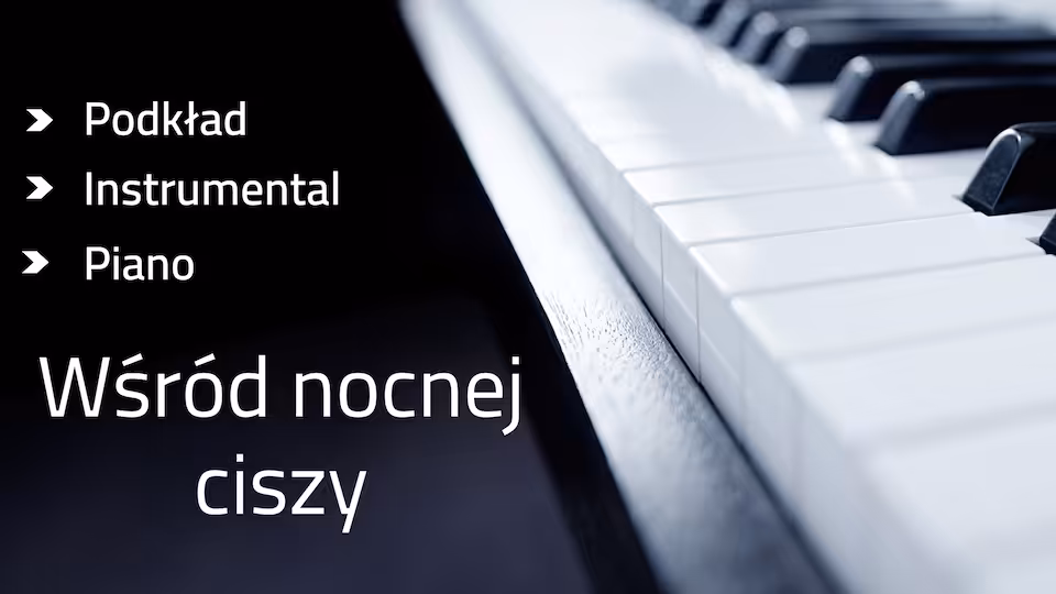 Wśród nocnej ciszy - podkład G-dur