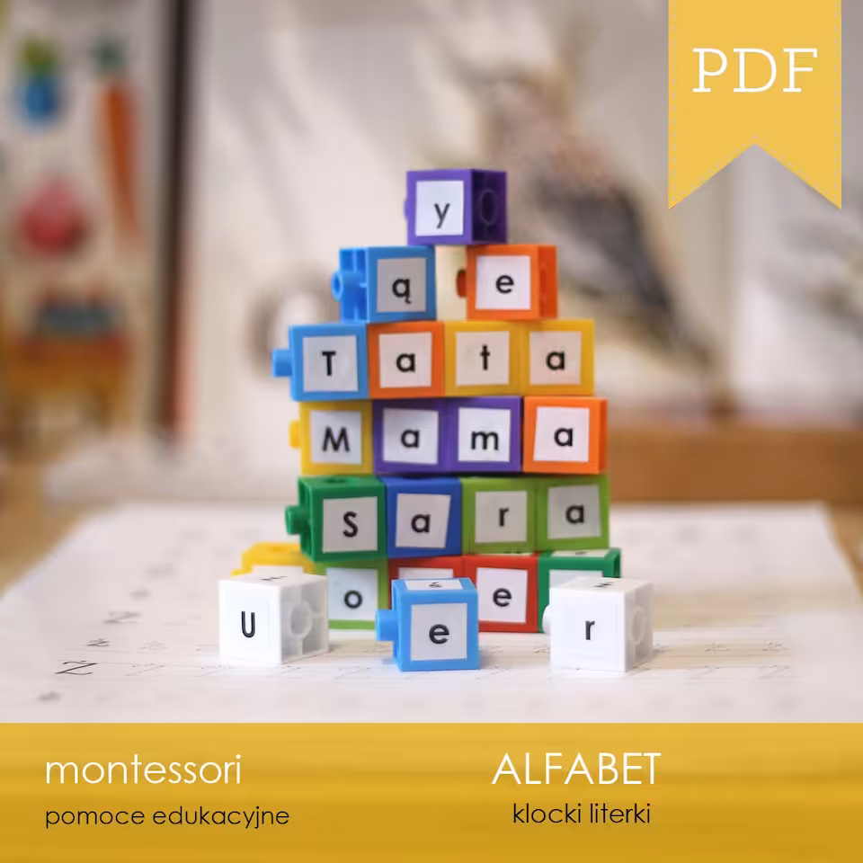 Alfabet - Klocki literki