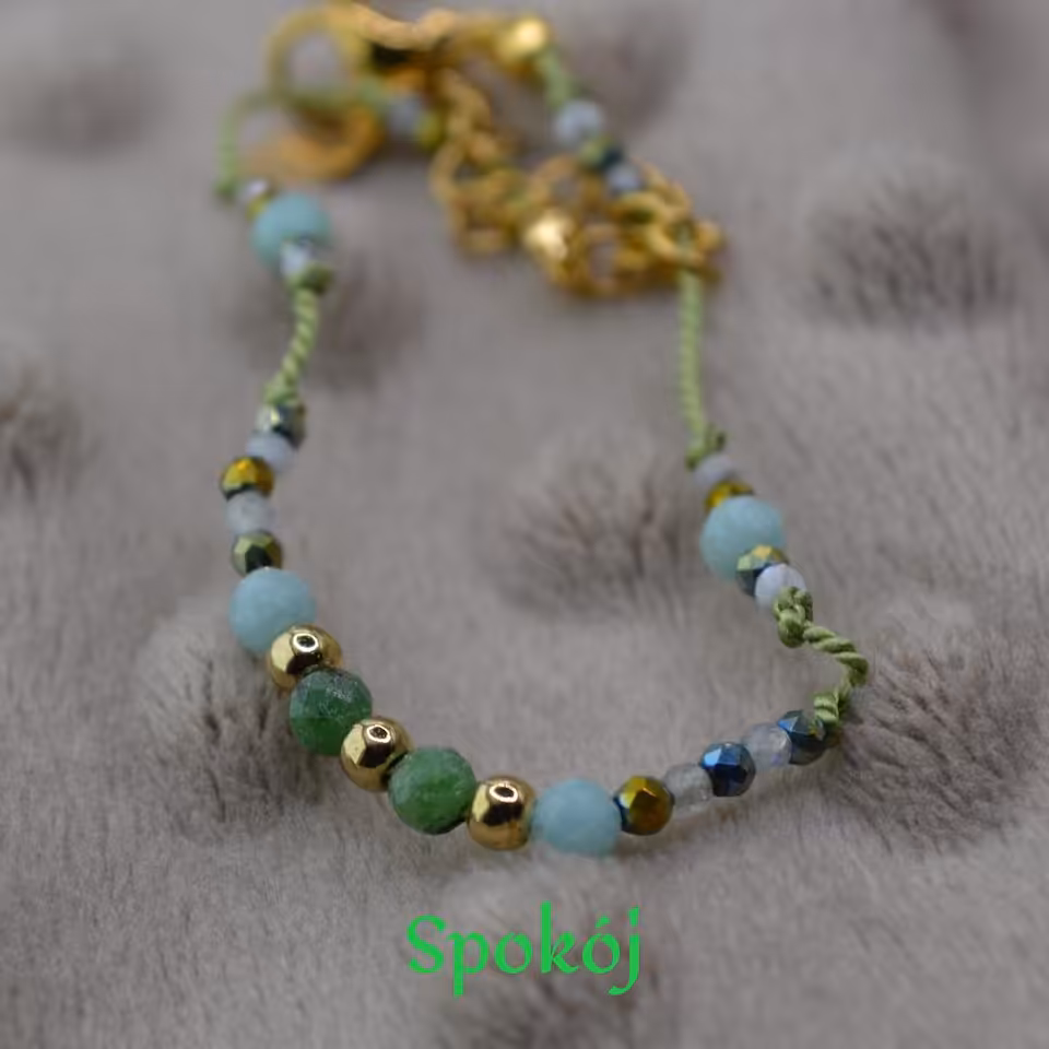 Bransoletka z kamieni naturalnych MAGIC 7 - SPOKÓJ