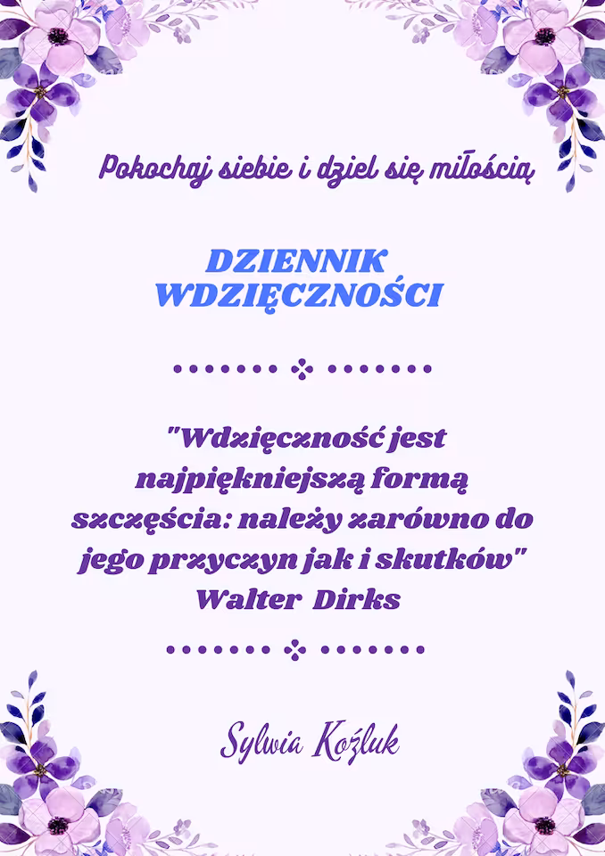 Dziennik wdzięczności
