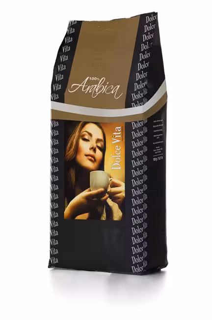 Dolce Vita kawa ziarnista 100% Arabika. 1 kg