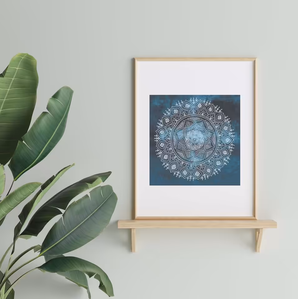 Grafika "Heron's Mandala" (A4) 21x29cm