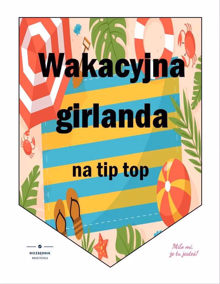 GIRLANDA wakacyjna - WZÓR 7