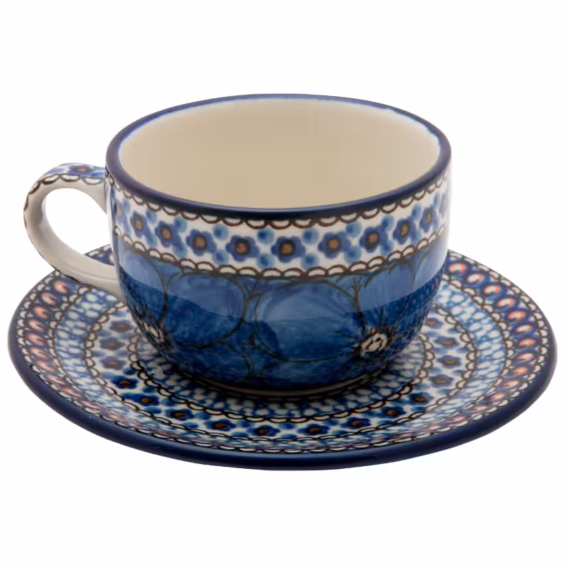 Filiżanka 200 ml ze spodkiem Unikat U408 J. Chyła