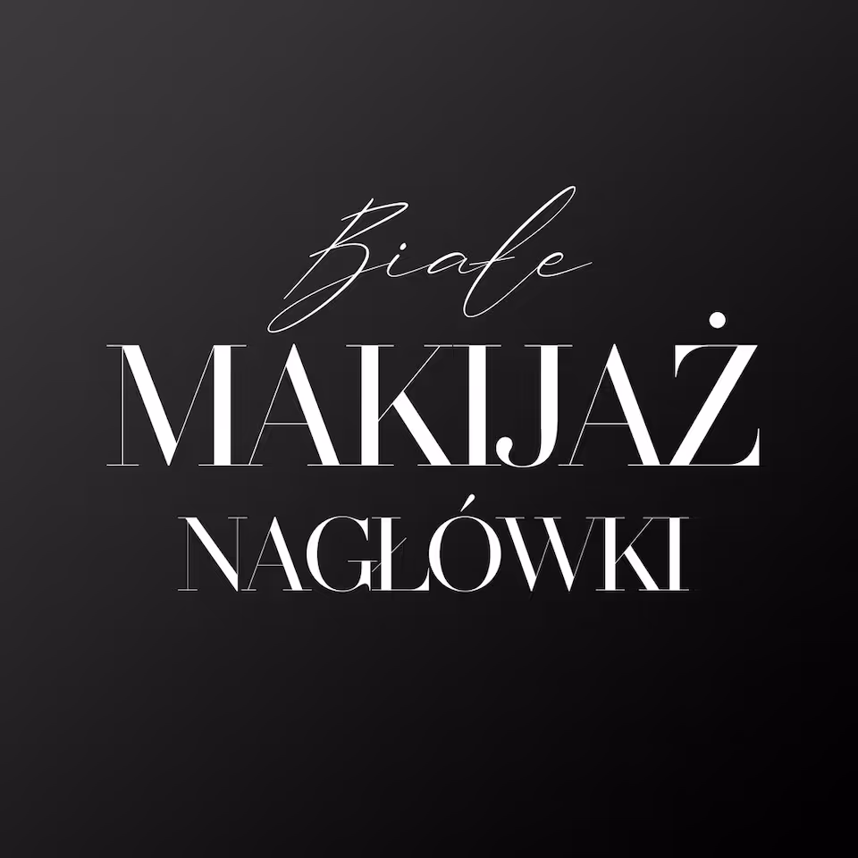 Nagłówki makijaż - białe