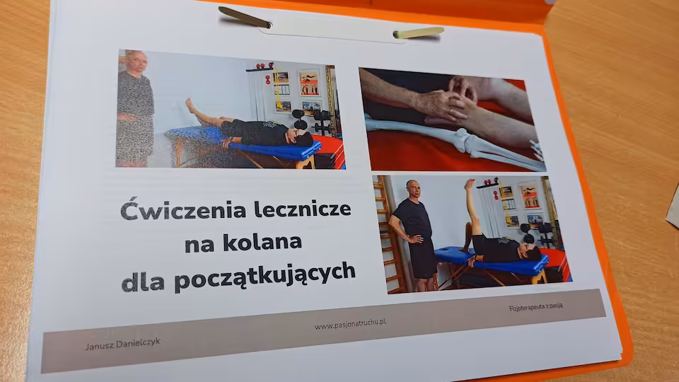 Ćwiczenia lecznicze na kolana dla początkujących. Wydruk ebooka "na żądanie"