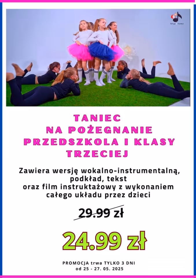 Taniec na pożegnanie przedszkola i klasy trzeciej