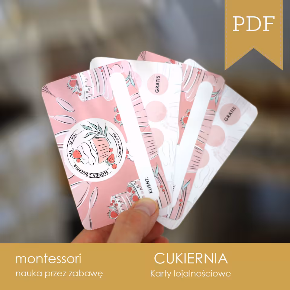 Cukiernia - Karty lojalnościowe