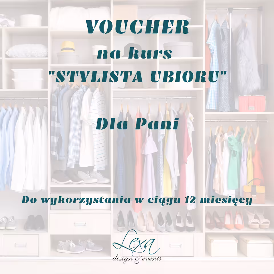 Stylista Ubioru - Voucher na Kurs