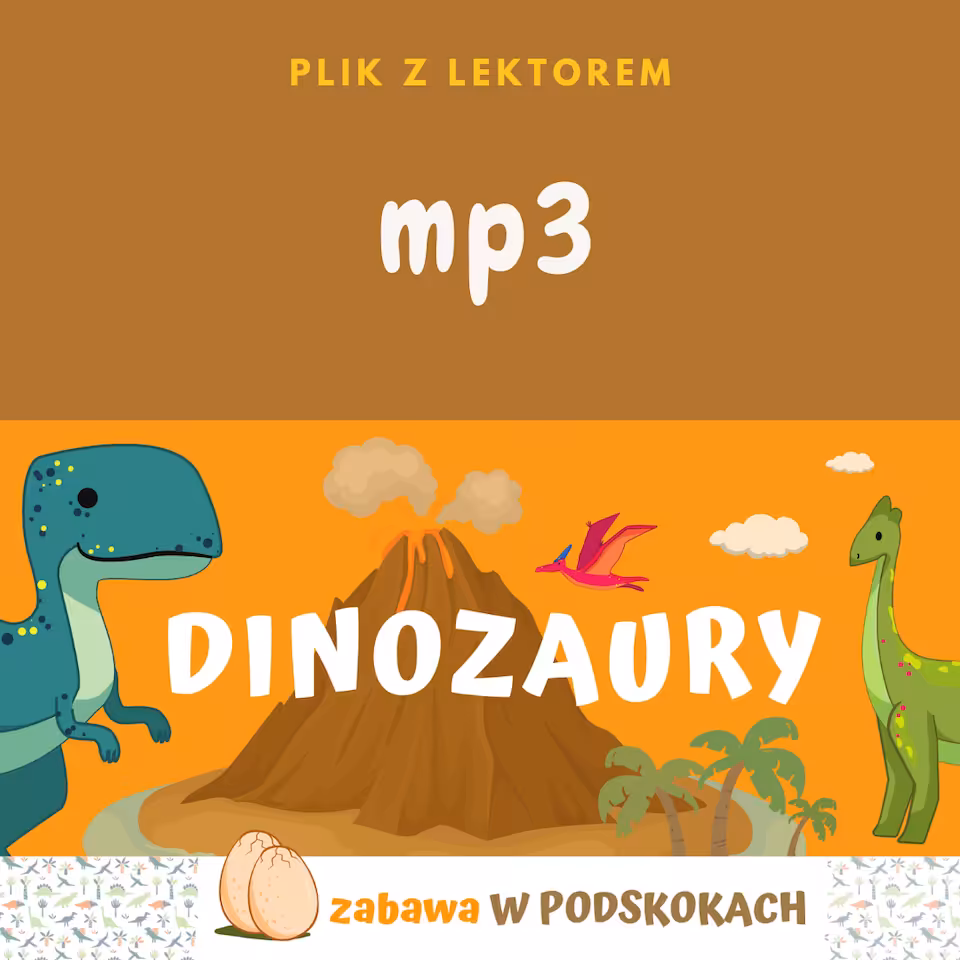 DINOZAURY - zabawa W PODSKOKACH mp3