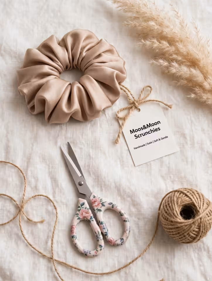 03. LATTE GLOW - scrunchie - PREMIUM
