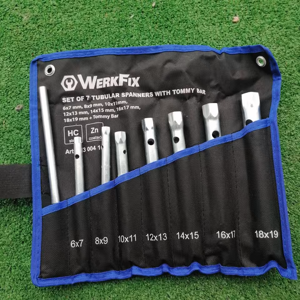 Zestaw 7 kluczy rurkowych S&R