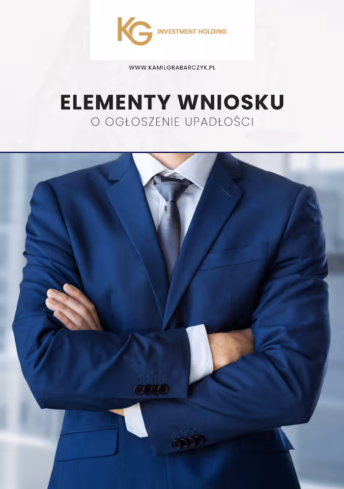 Elementy wniosku o ogłoszenie upadłości w trybie konsumenckim.