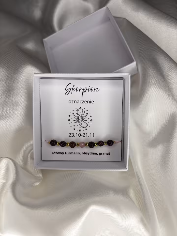 BRANSOLETKA ZODIAKALNA SKORPION