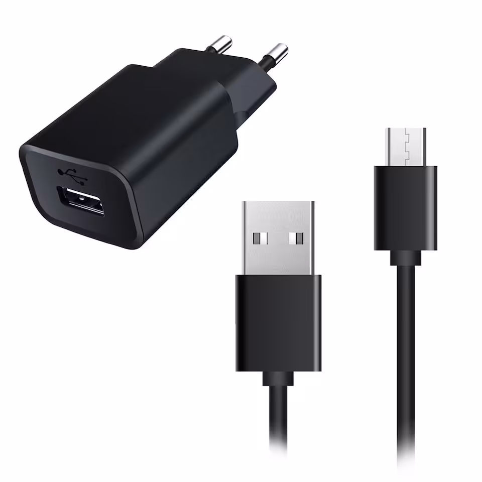 Szybka ładowarka AC i kabel Micro USB