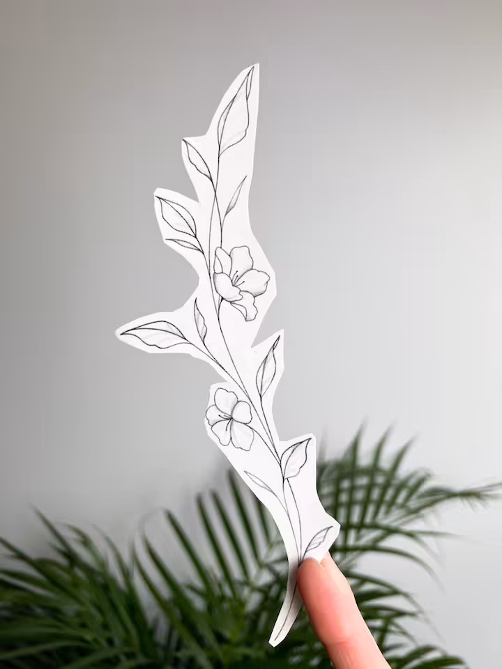 Tatuaż tymczasowy Pnącze 20cm x 7 cm