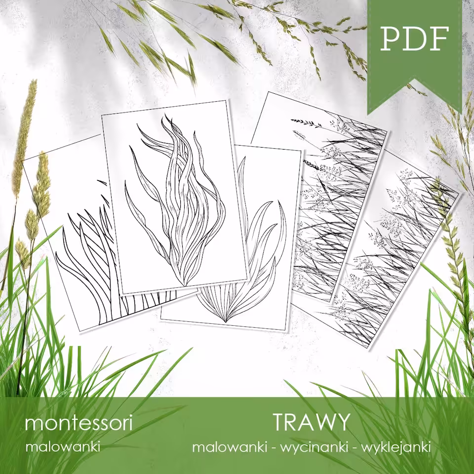 Trawy - Malowanki