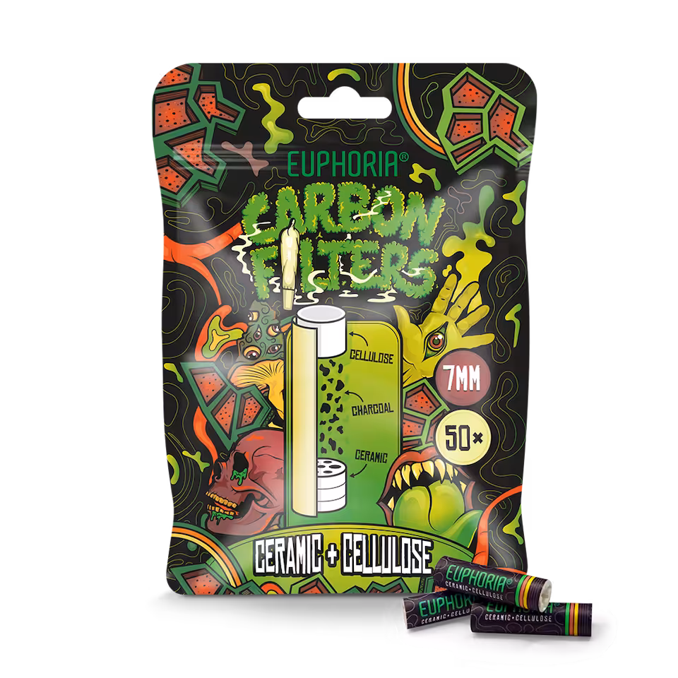 Filtry Węglowe Euphoria Ceramic+Cellulose 50 szt