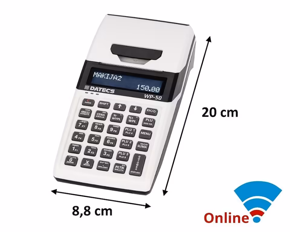Kasa fiskalna Datecs WP-50 online WiFi