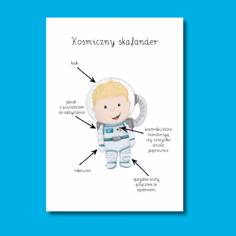 Astronauta - plakat PDF