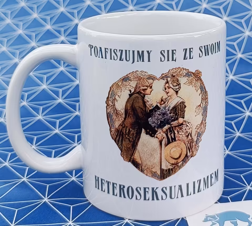 Kubek 330 ml Sarnodzieło Poafiszujmy się ze swoim heteroseksualizmem