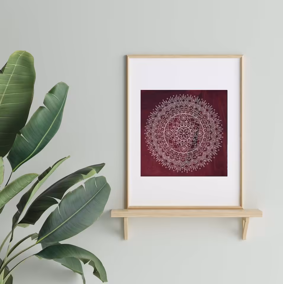Grafika "Femininity Mandala" (A4) 21x29cm
