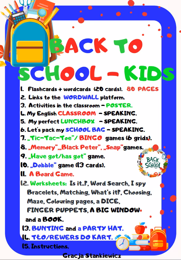 Back to School MEGA PACK - KIDS