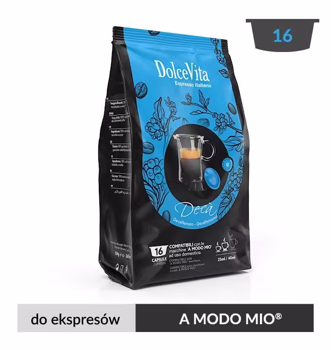 DolceVita A Modo Mio* bezkofeinowa 16 kapsułek