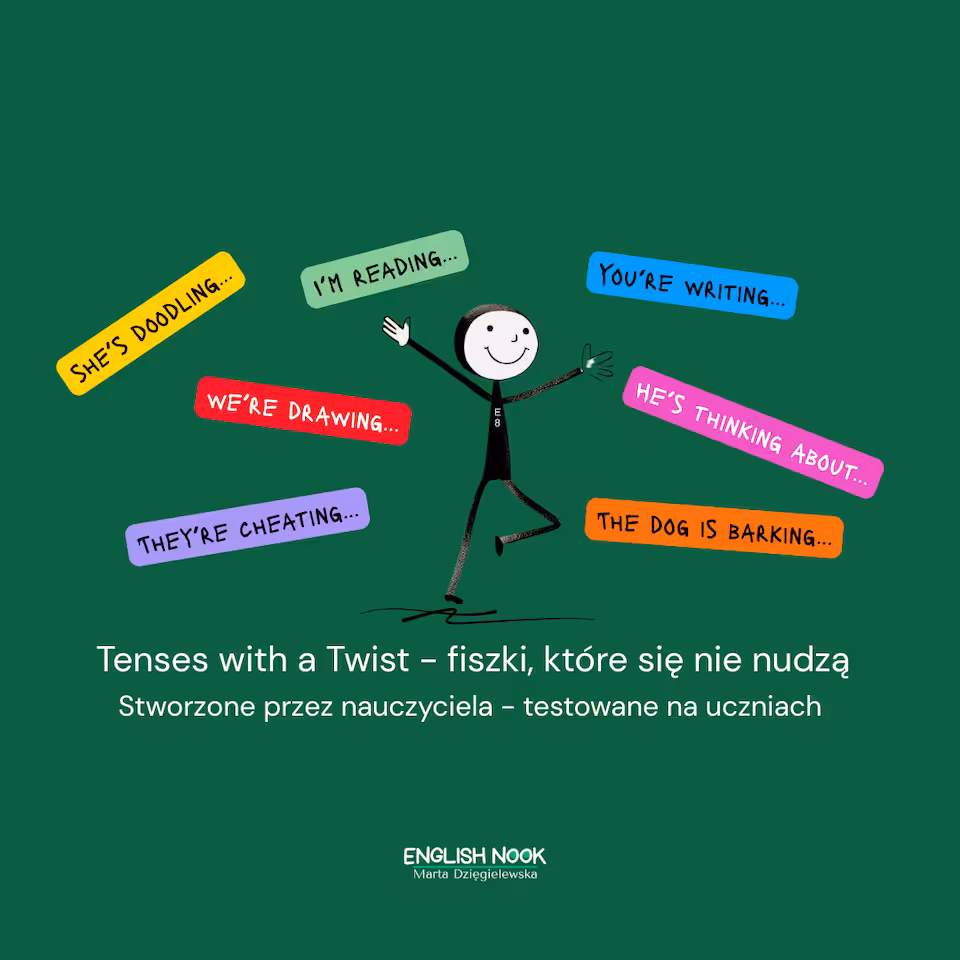 Present Continuous bez nudy