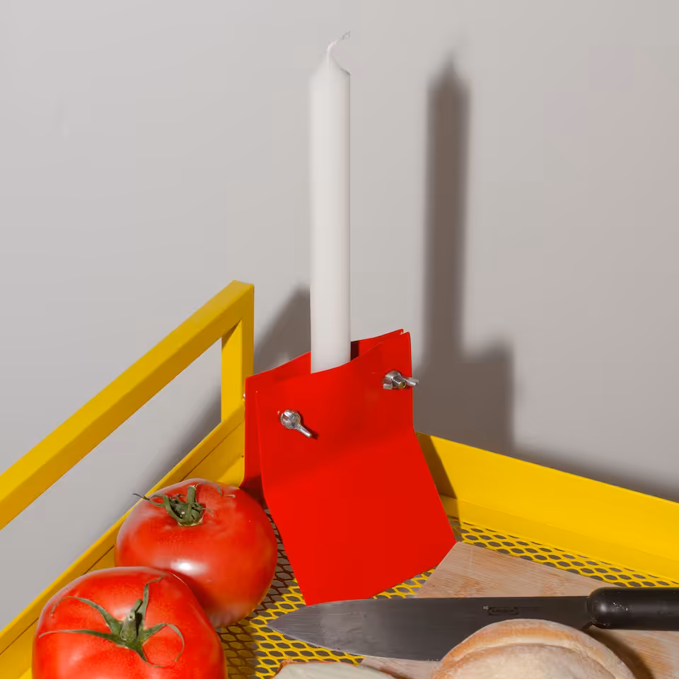 Świecznik ZD01A Czerwony