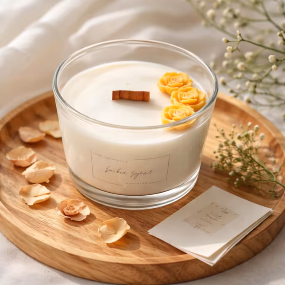 Świeca sojowa "Dziękuję, że jesteś" - pomarańcza i goździki