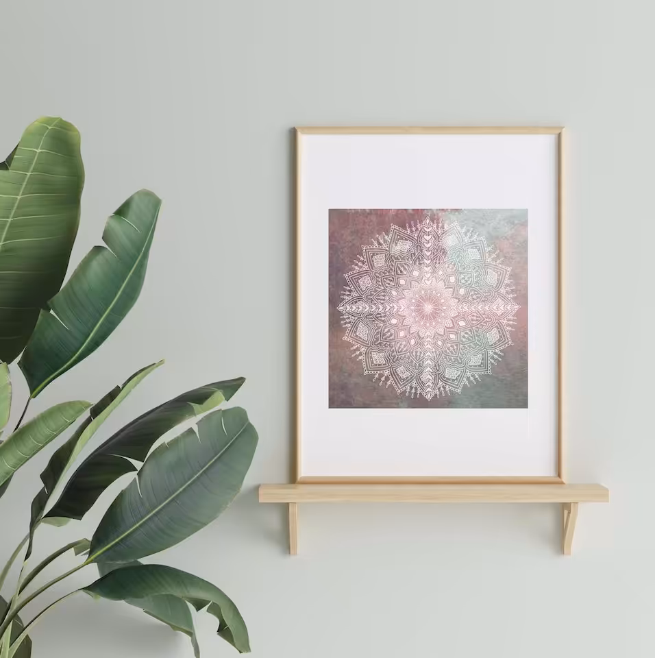 Grafika "Lily's Mandala" 30x40cm