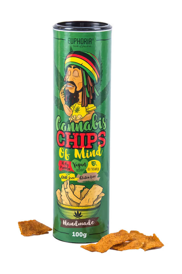 Chipsy konopne Cannabis Chips of Mind 100 g EUPHORIA