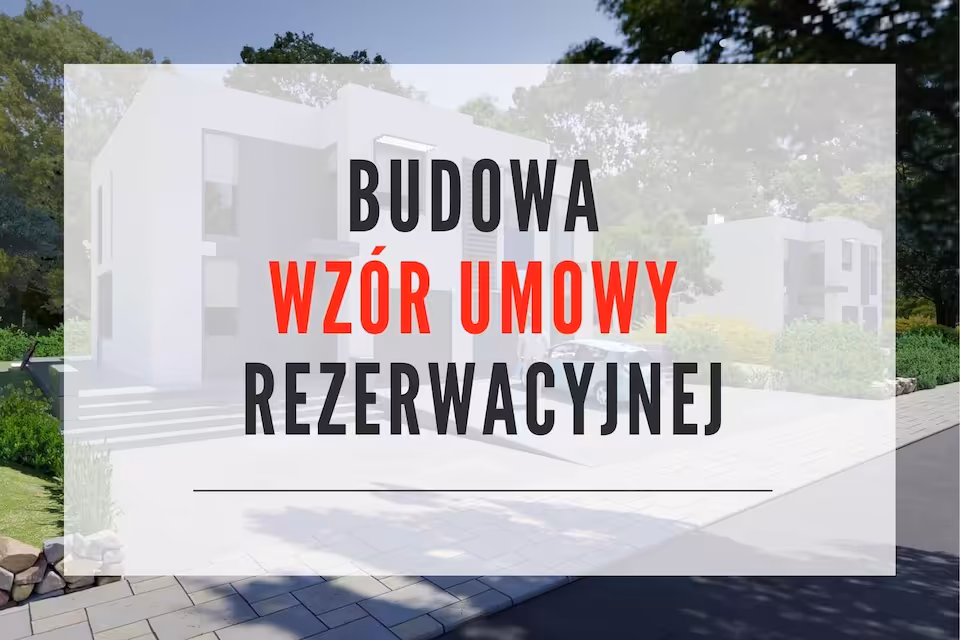Umowa rezerwacyjna