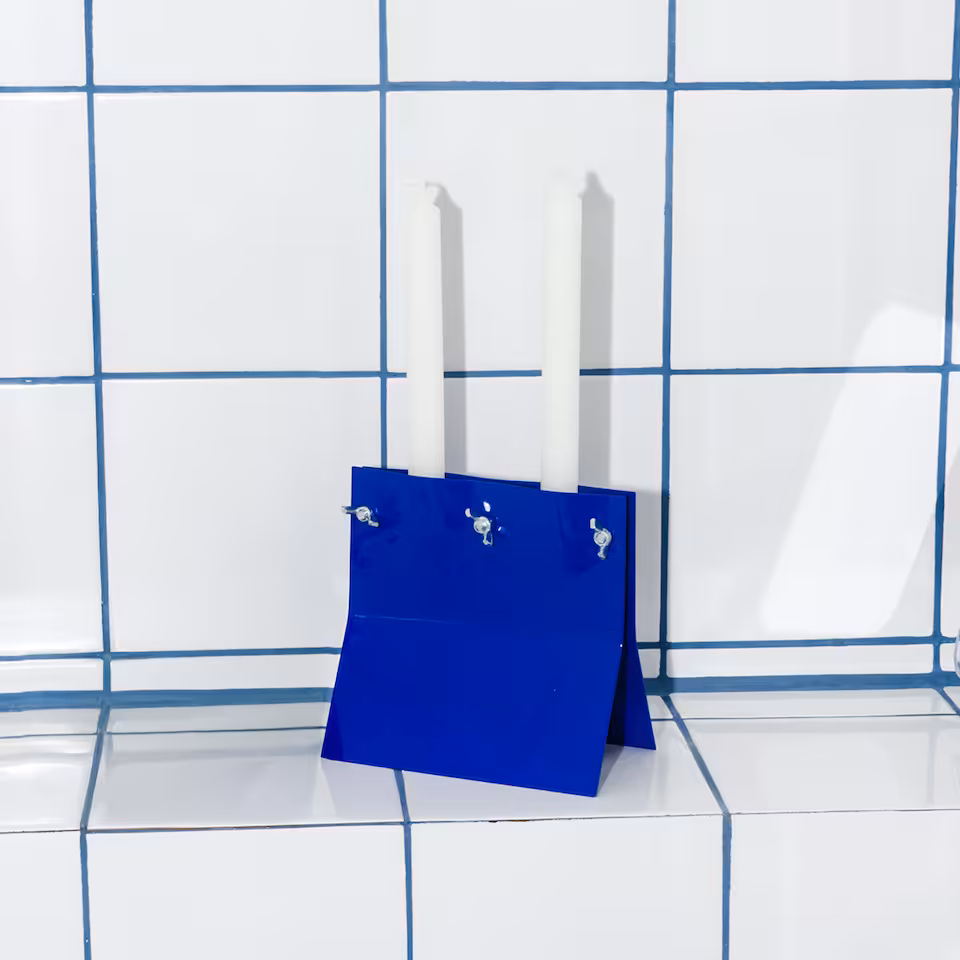 Świecznik ZD01B niebieski