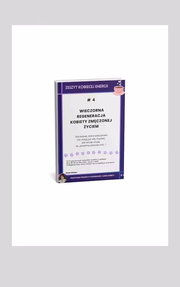 zeszyt wsparcia kobiety #4 jeszcze muszę coś zrobić