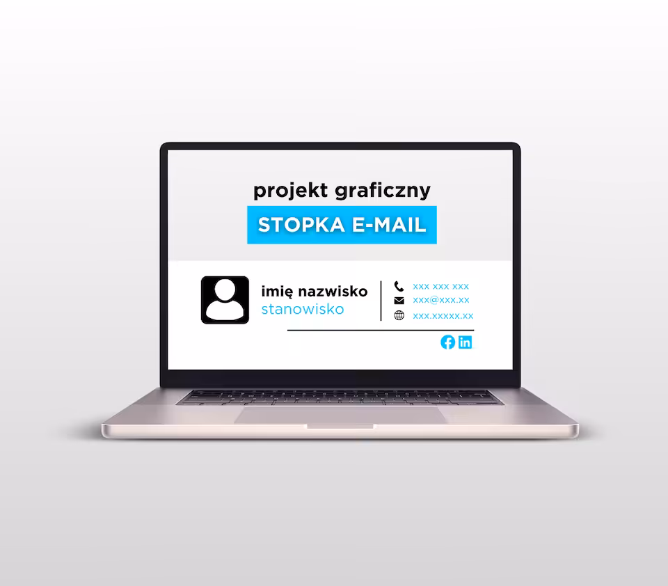 Projekt graficzny - stopka e-mail
