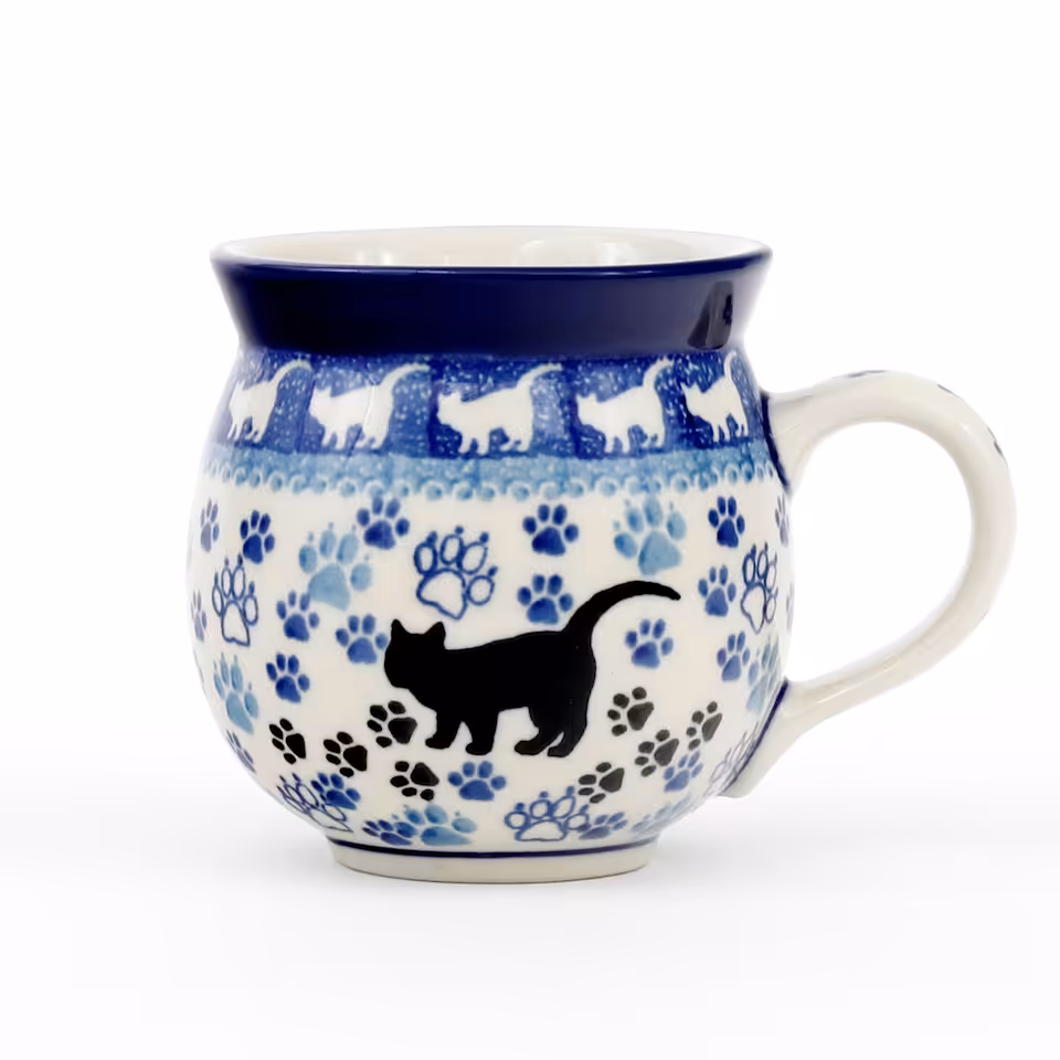 Kubek 300 ml Czarny Kot