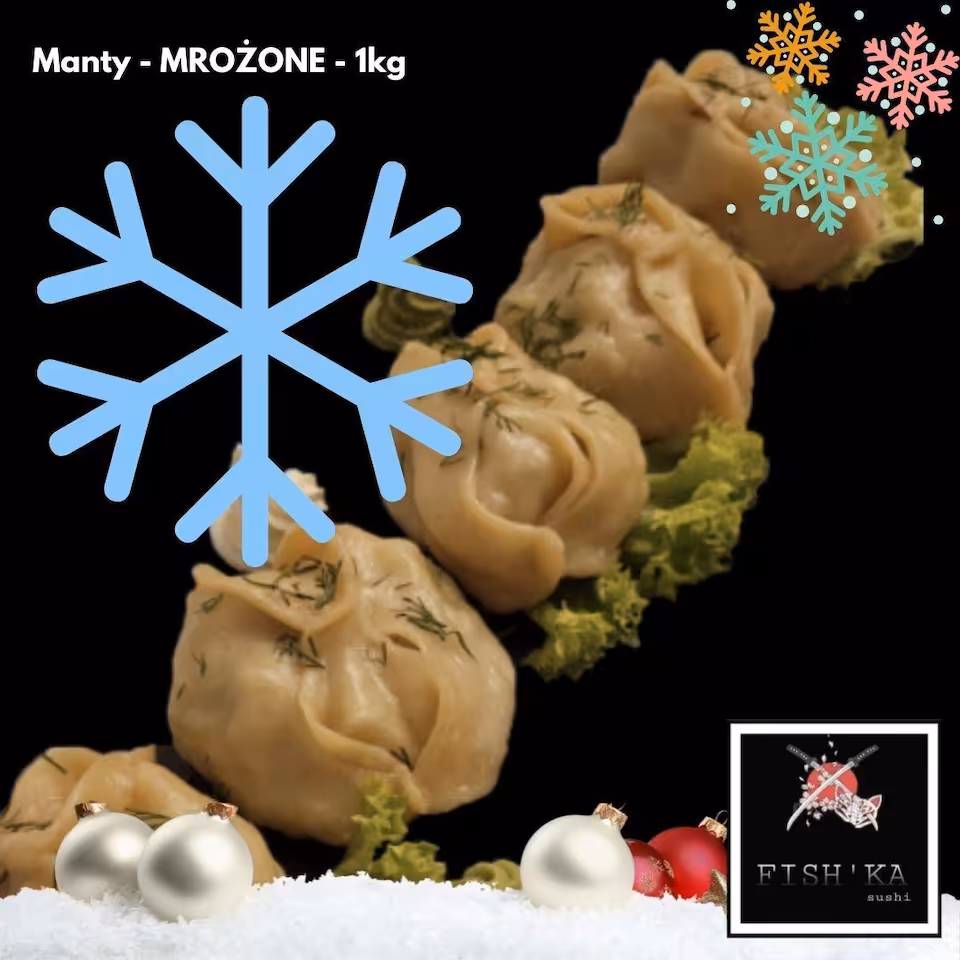 Menu Świąteczne - Manty - MROŻONE - 1kg