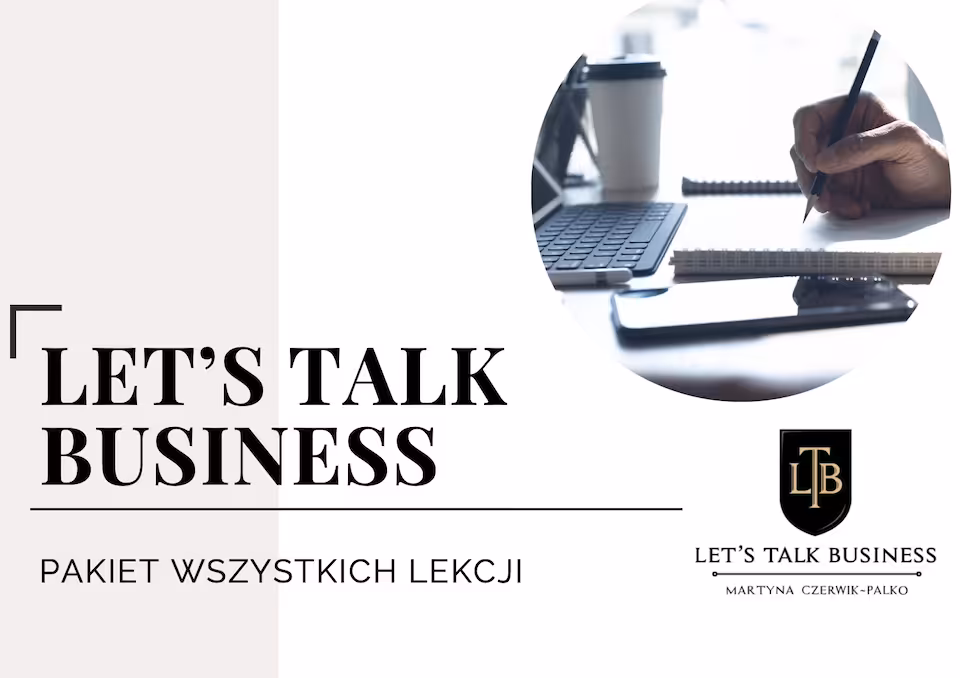 PAKIET Wszystkich materiałów z serii Let's Talk  Business