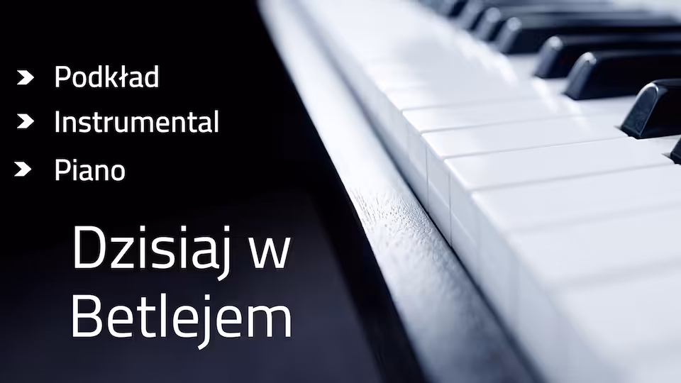 Dzisiaj w Betlejem - podkład C-dur
