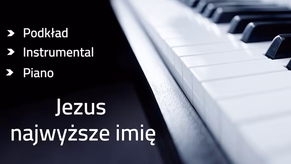 Jezus najwyższe imię - podkład C#-dur