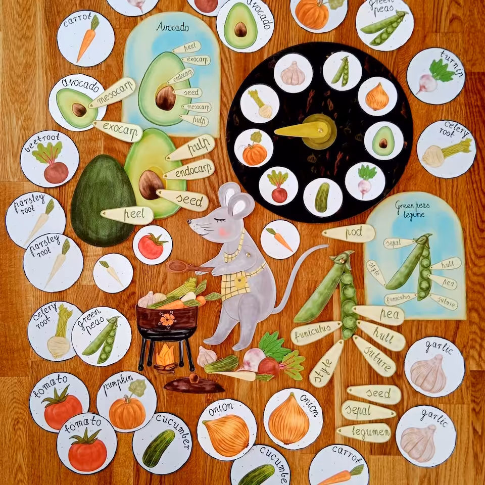 E-book WARZYWNE AKTYWNOŚCI Pani Anna Mysz i Warzywa