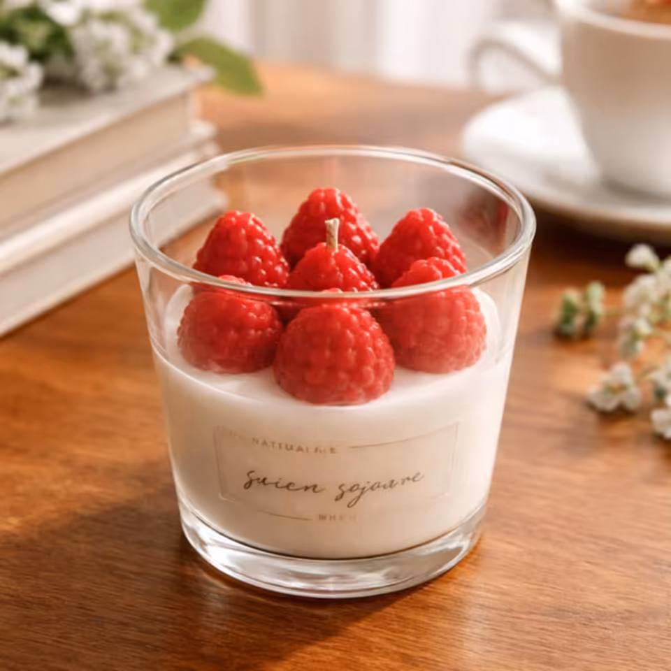 Świeca sojowa "Soczysta malina"